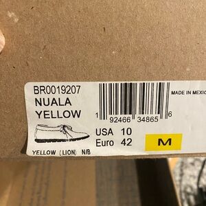 Yellow Born shoes